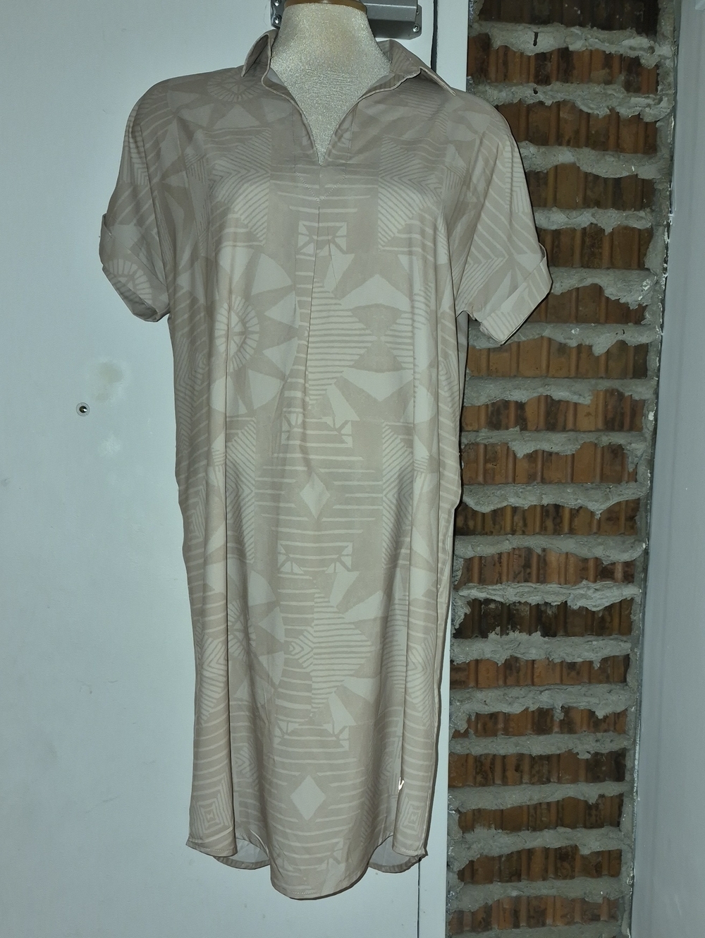Indyeva Frivol Hermatite Knee Length Shirt Dress Size S Small